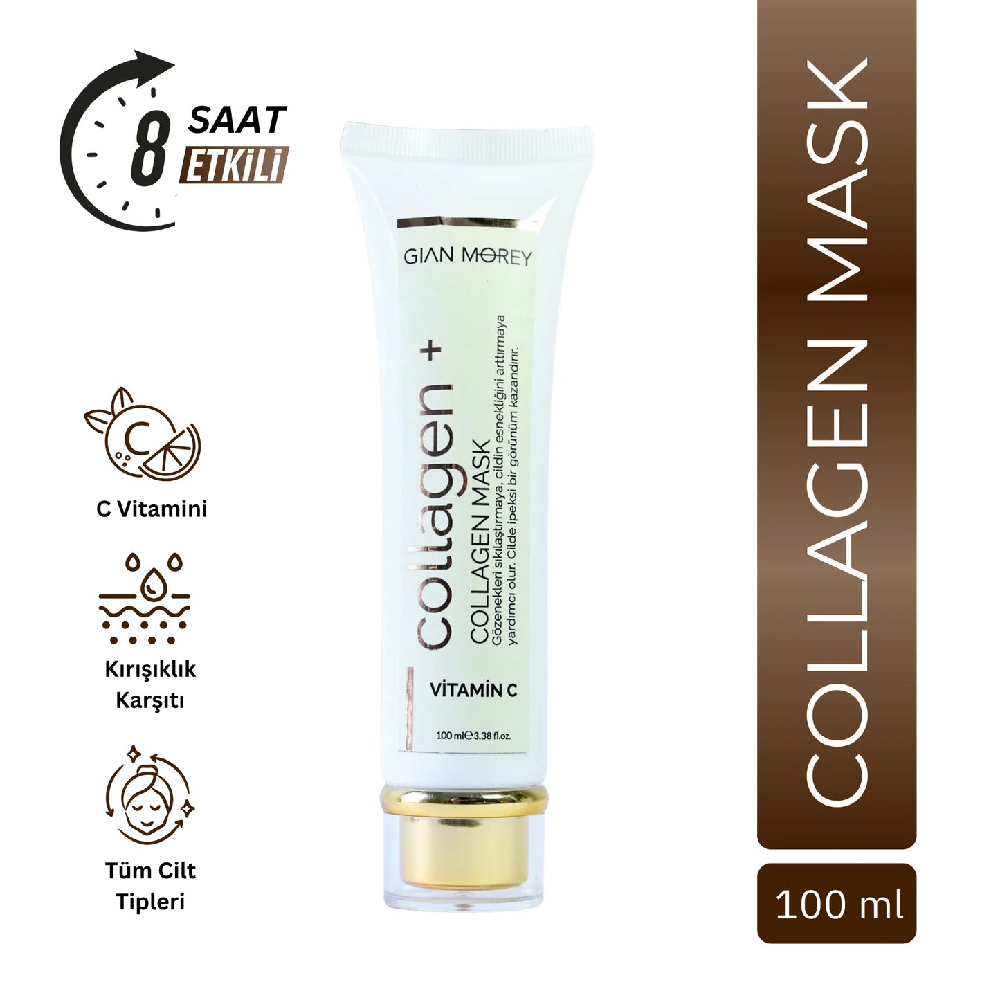 Soyulabilir Kolajen Maskesi C Vitaminli - 100 ml