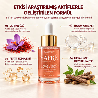 SAFRÉ Safran Özlü Aydınlatıcı Yüz Serumu