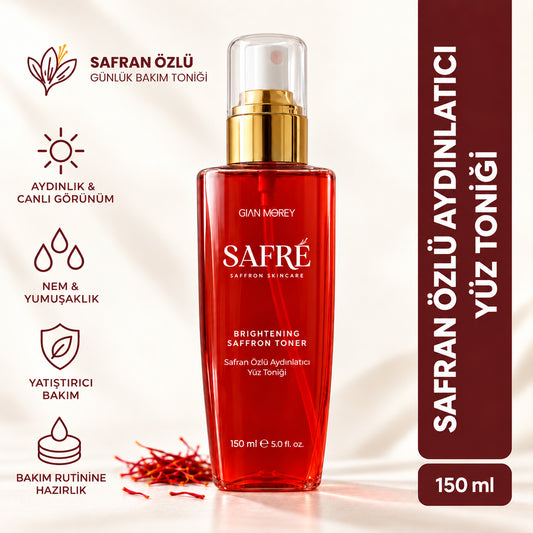 SAFRÉ Safran Özlü Aydınlatıcı Yüz Toniği