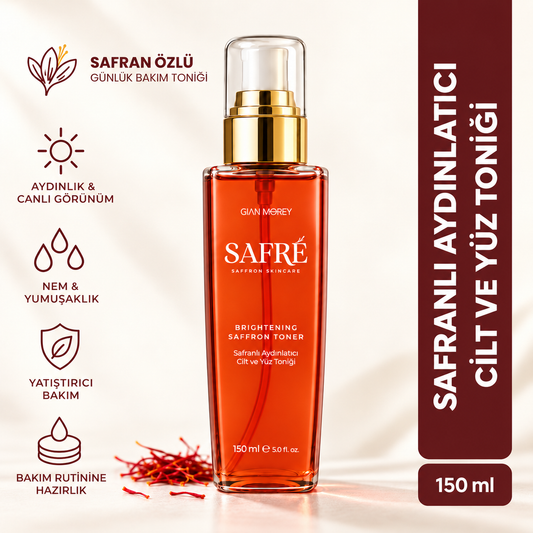 Safranlı Aydınlatıcı Cilt ve Yüz Toniği