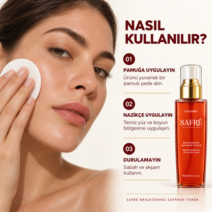 Safranlı Aydınlatıcı Cilt ve Yüz Toniği