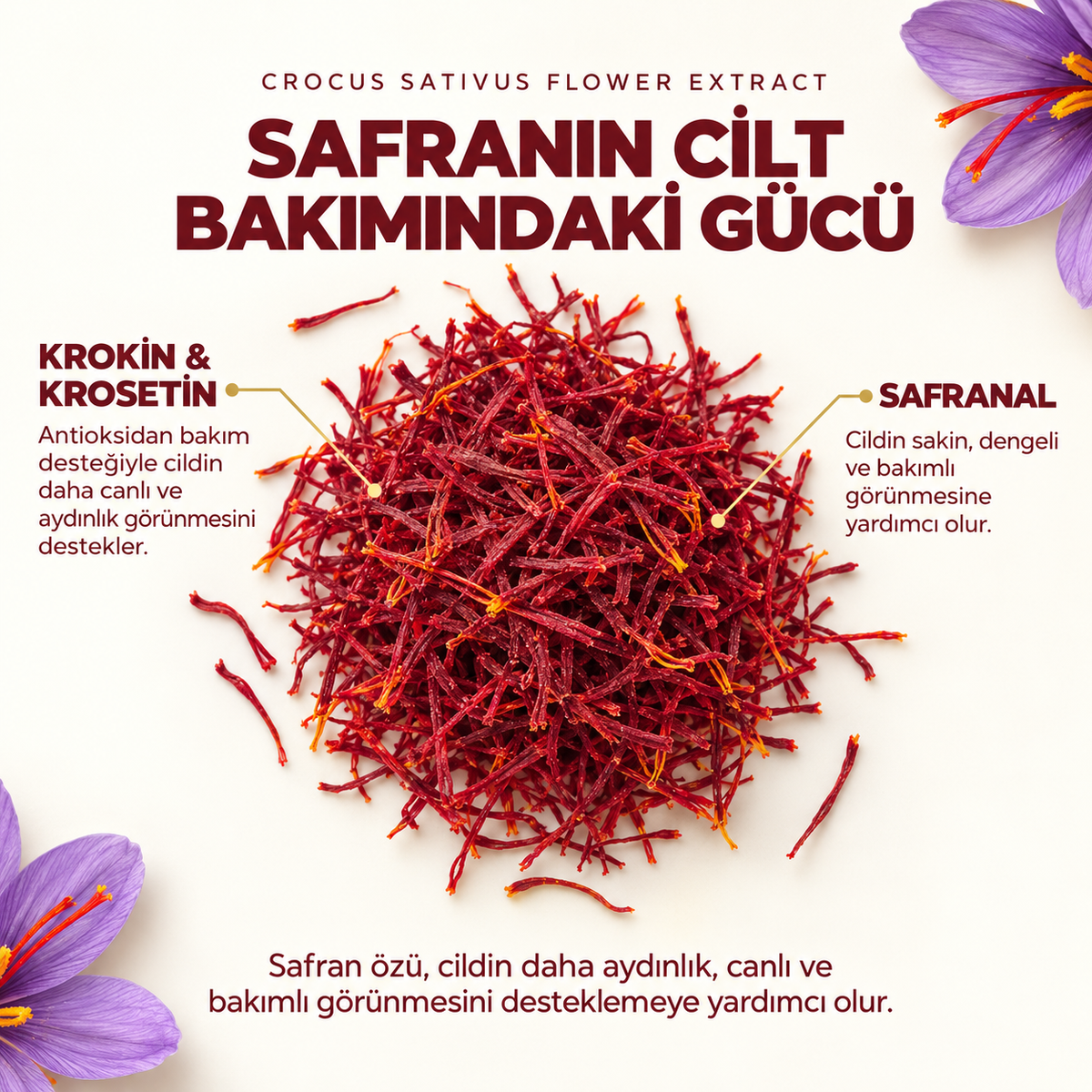 Safranlı Aydınlatıcı Cilt ve Yüz Toniği