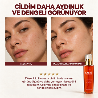 Safranlı Aydınlatıcı Cilt ve Yüz Toniği
